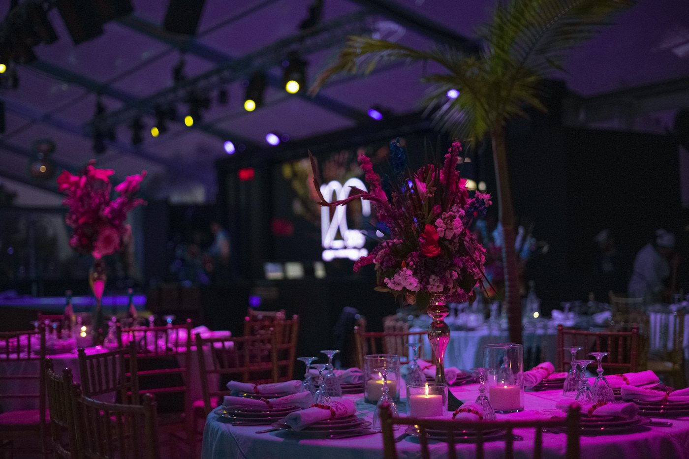 Event venue setup and build