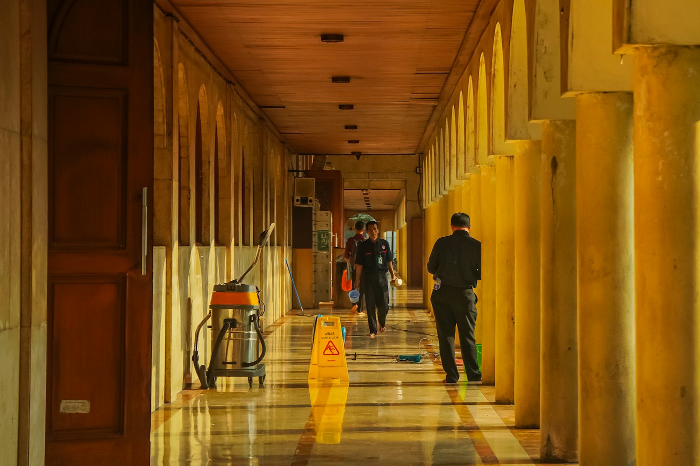 Housekeeping and cleaning team
